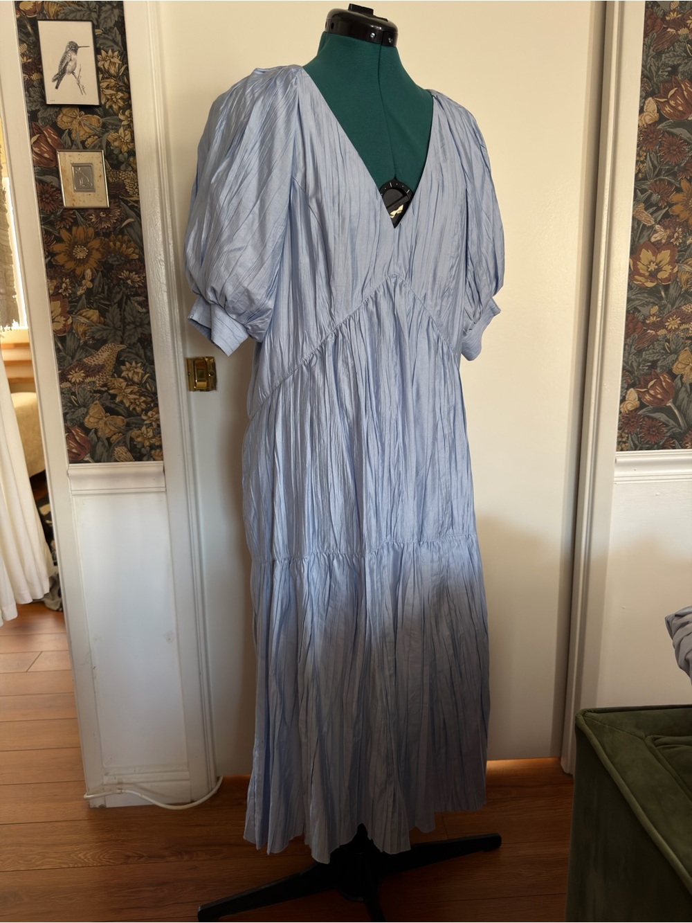 Frame Denim Light Blue Maxi Dress